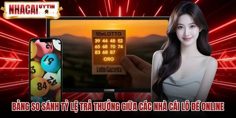Bảng so sánh tỷ lệ cược lô đề online chuẩn xác