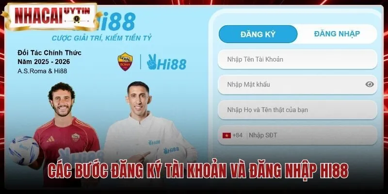 Quy trình đăng ký tài khoản cá nhân an toàn tại Hi88