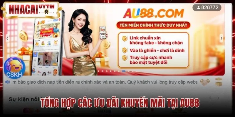 Chính sách ưu đãi nạp tiền cùng quy định vòng cược Au88